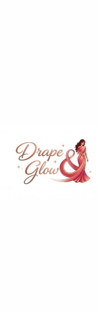 Drape & Glow application by Mavakash Innovations — illustrative preview of the AI saree try-on experience